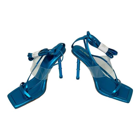 Aldo Elektra Strappy Heeled Sandal Size 8.5 NWT $110 NWT - Picture 5 of 8